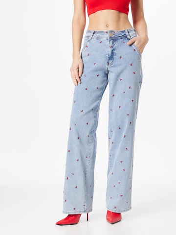 Sofie Schnoor Wide leg Jeans i blå: framsida