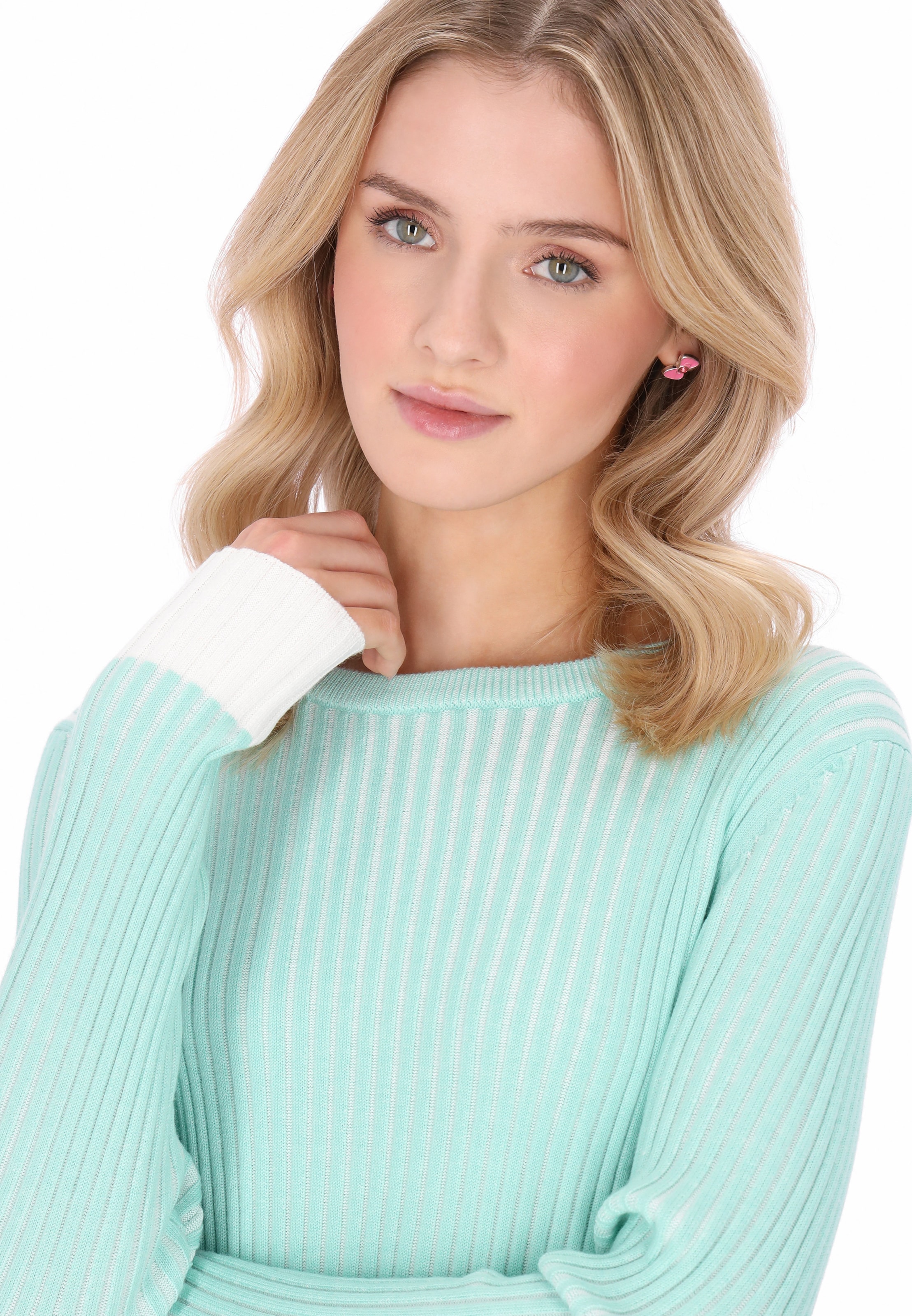 MYMO Trui 'Young Fashion' in Groen