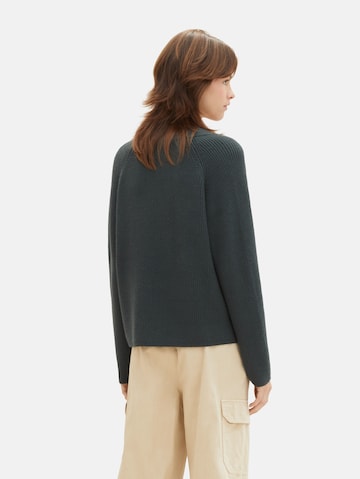 TOM TAILOR DENIM Kardigán - zöld