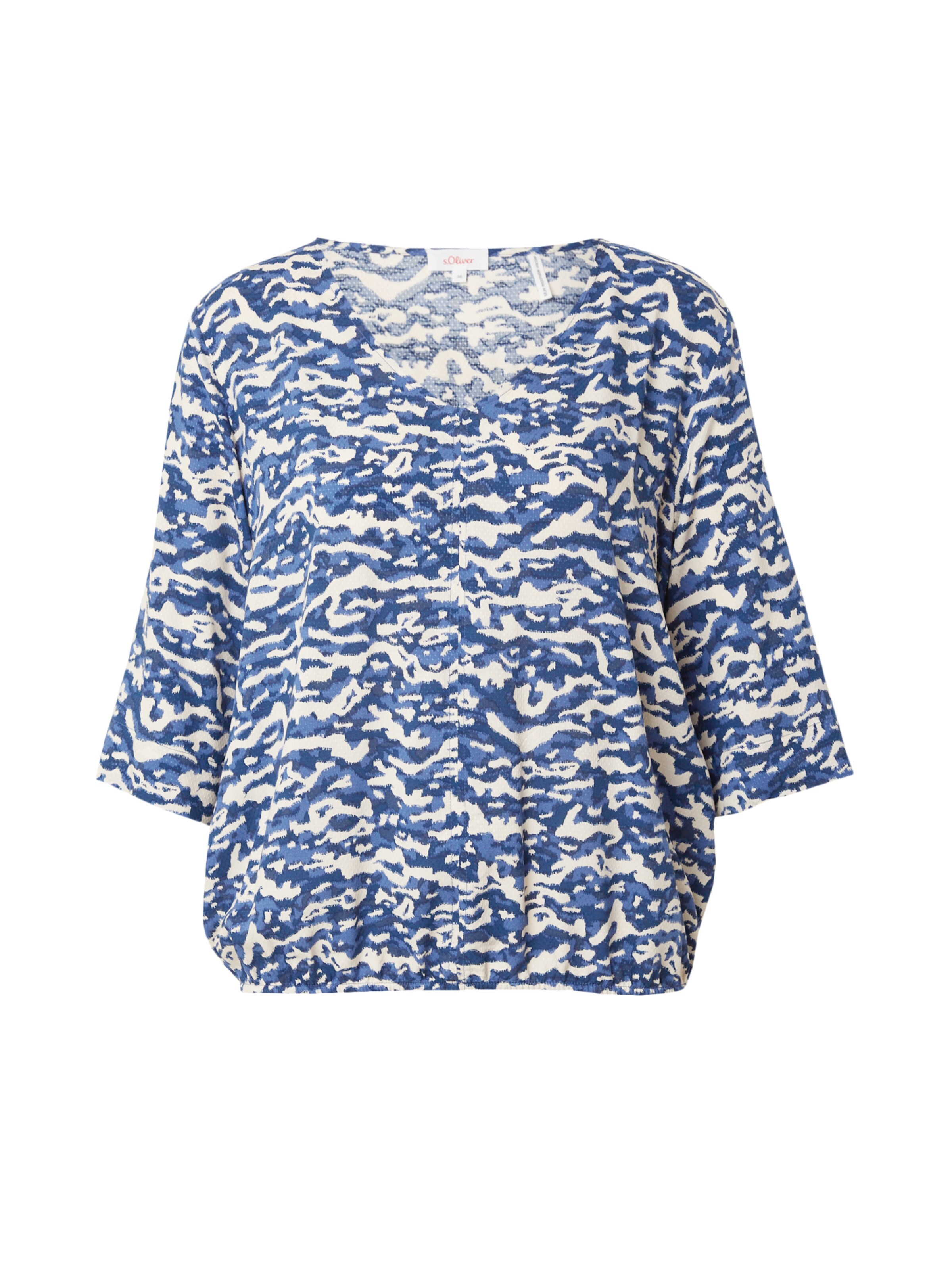 s.Oliver Blouse in Blue: front