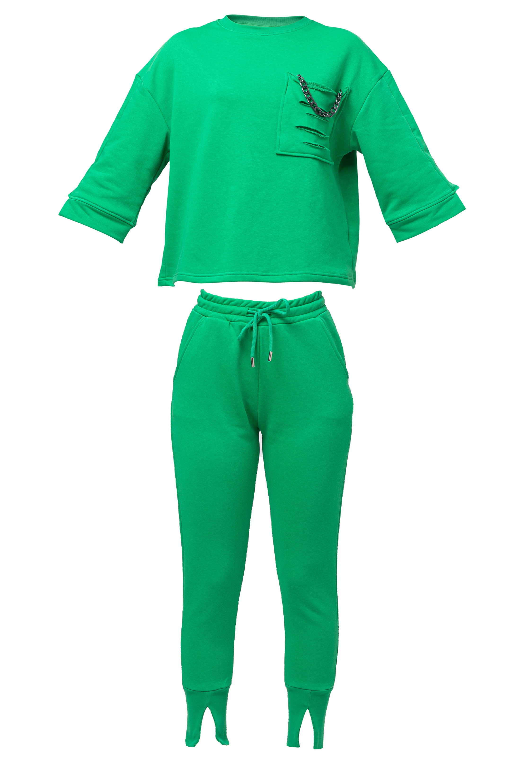 Tom Barron Freizeitanzug in Grün: Vorderseite