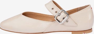 Ballerines à lanières LLOYD en beige : devant