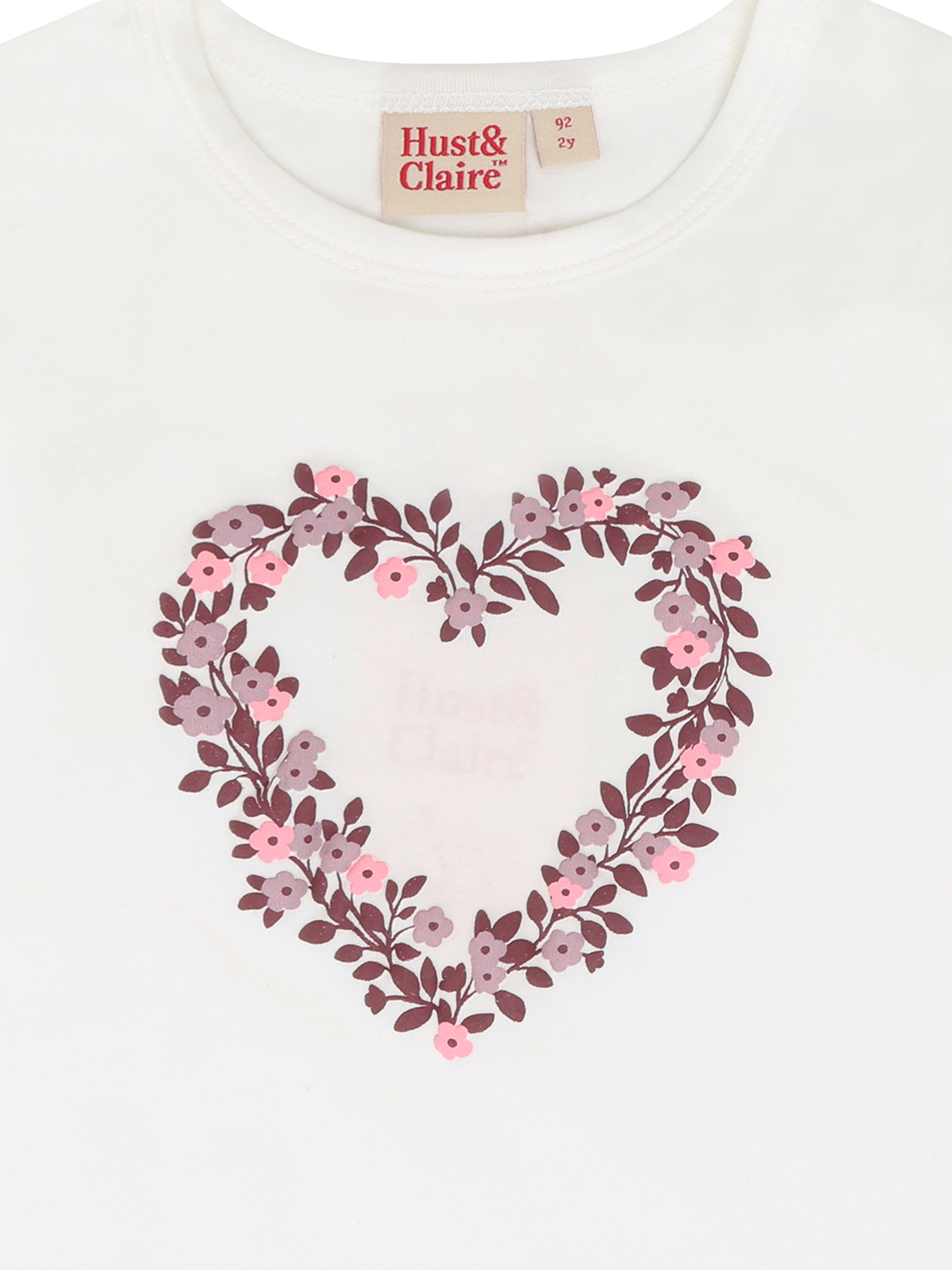 Hust & Claire Shirt 'Alma Heart' in Beige