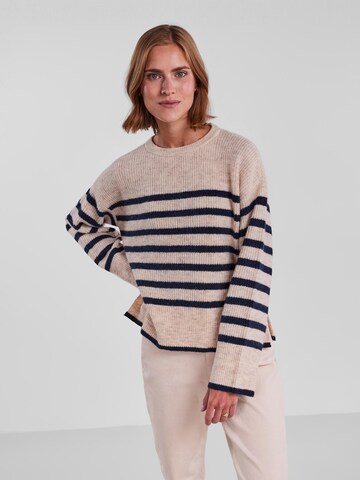 Pullover 'LINE' di PIECES in beige