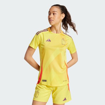 ADIDAS PERFORMANCE Performance shirt 'Belgium 25' in Yellow: front