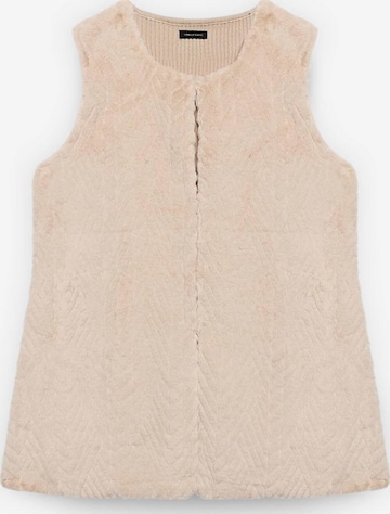 Fiorella Rubino - Abrigo de invierno en beige: frente