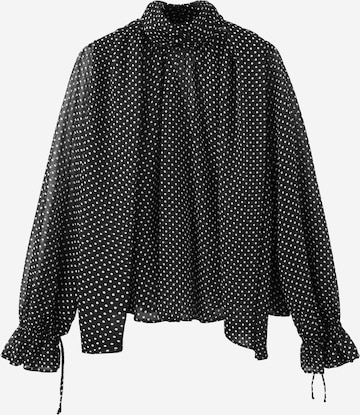 MANGOBluza 'POKY' - crna boja: prednji dio