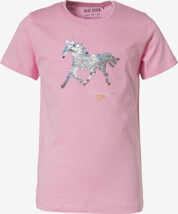 T-Shirt BLUE SEVEN en rose