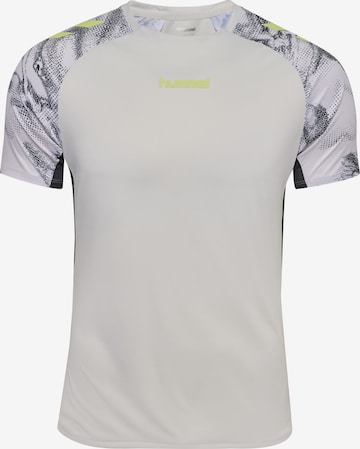 T-Shirt fonctionnel Hummel en gris : devant