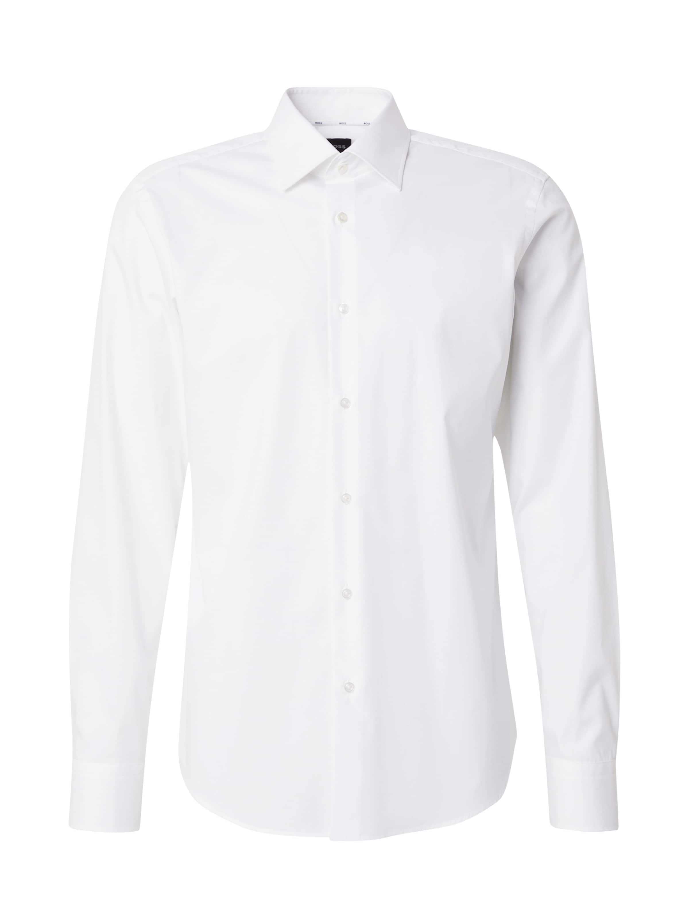 BOSS - Ajuste regular Camisa 'Joe' en blanco: frente