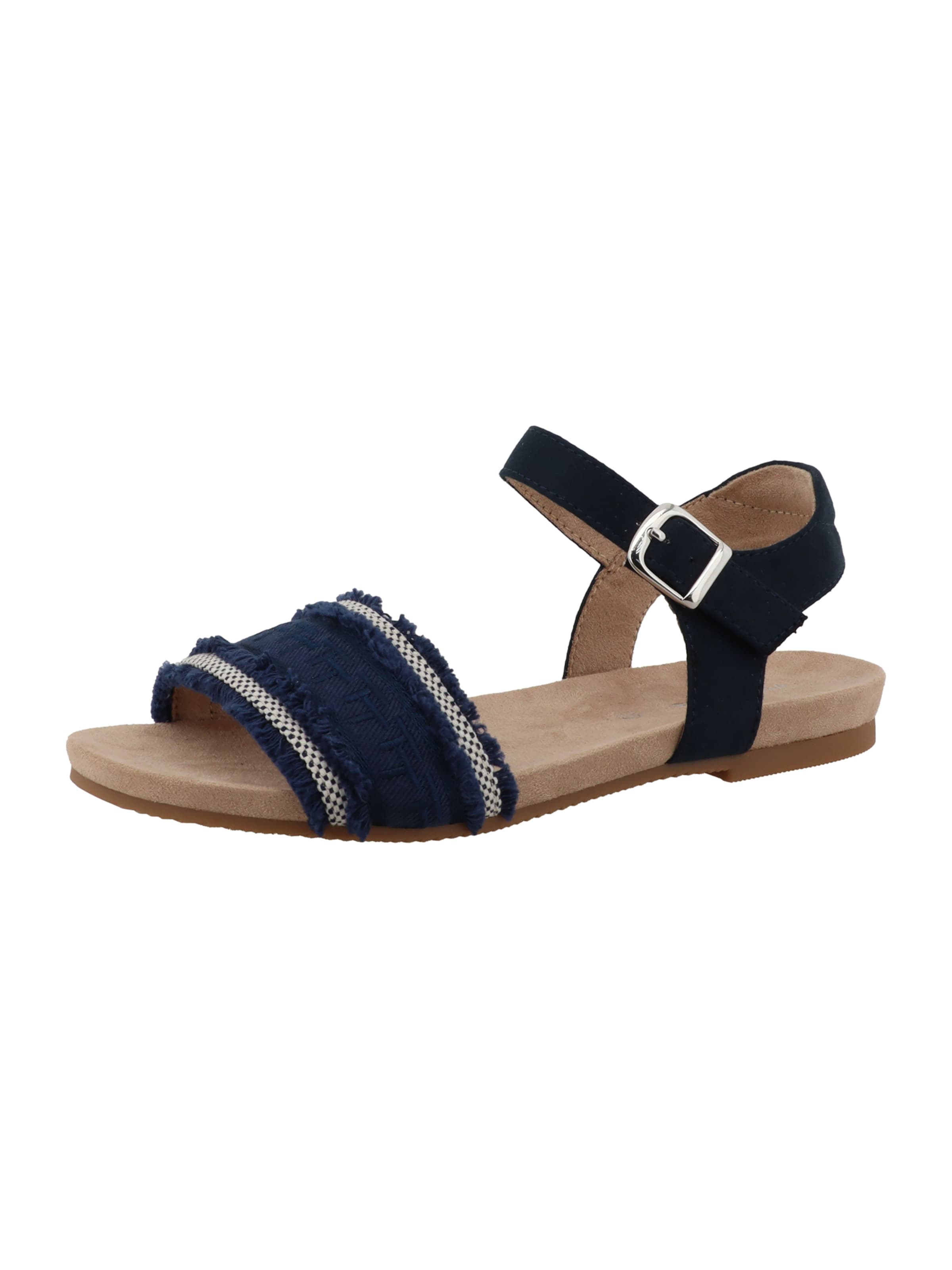 TOM TAILOR Sandals in Blue: front