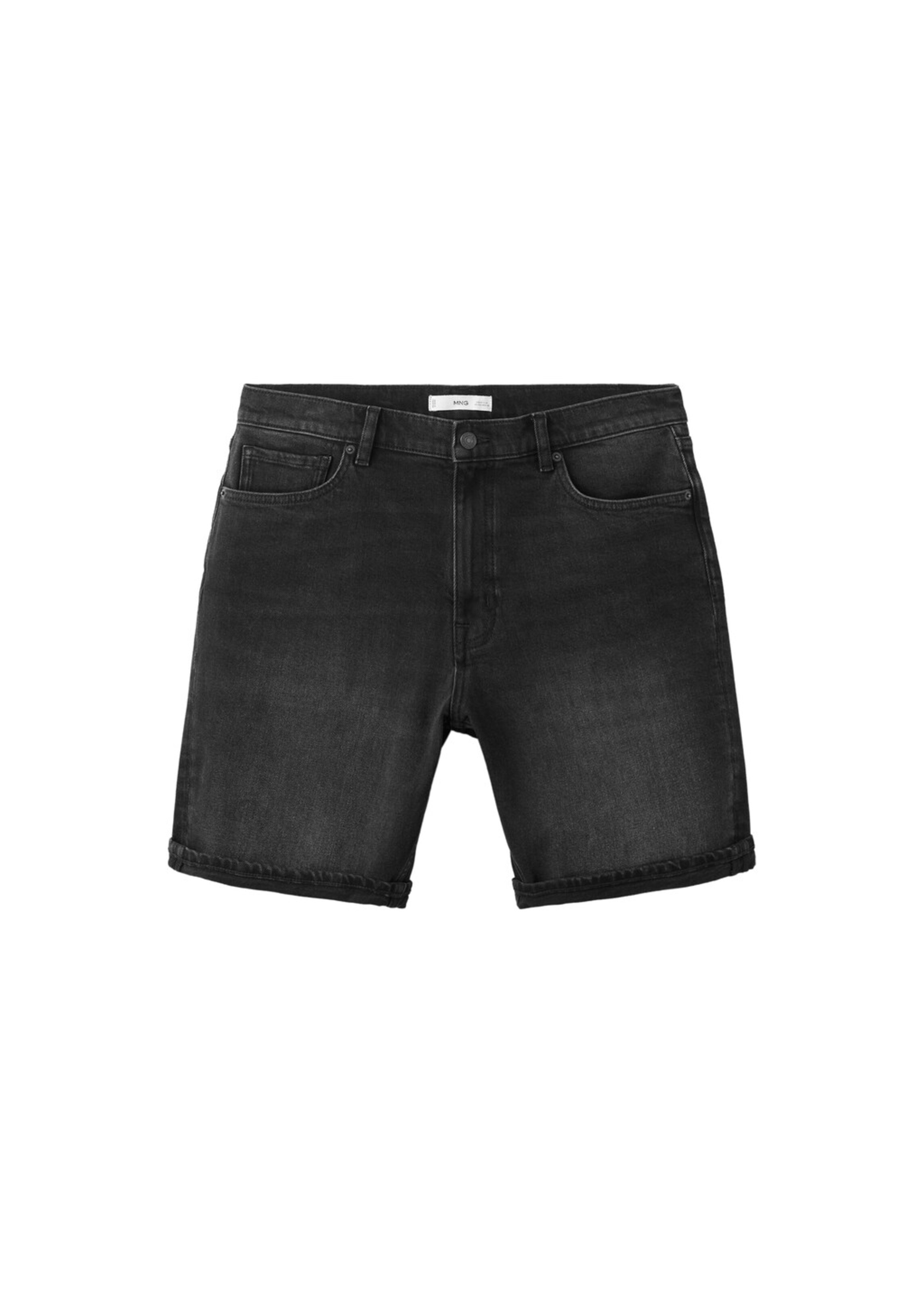 MANGO MAN Slim fit Jeans 'Rock' in Black: front