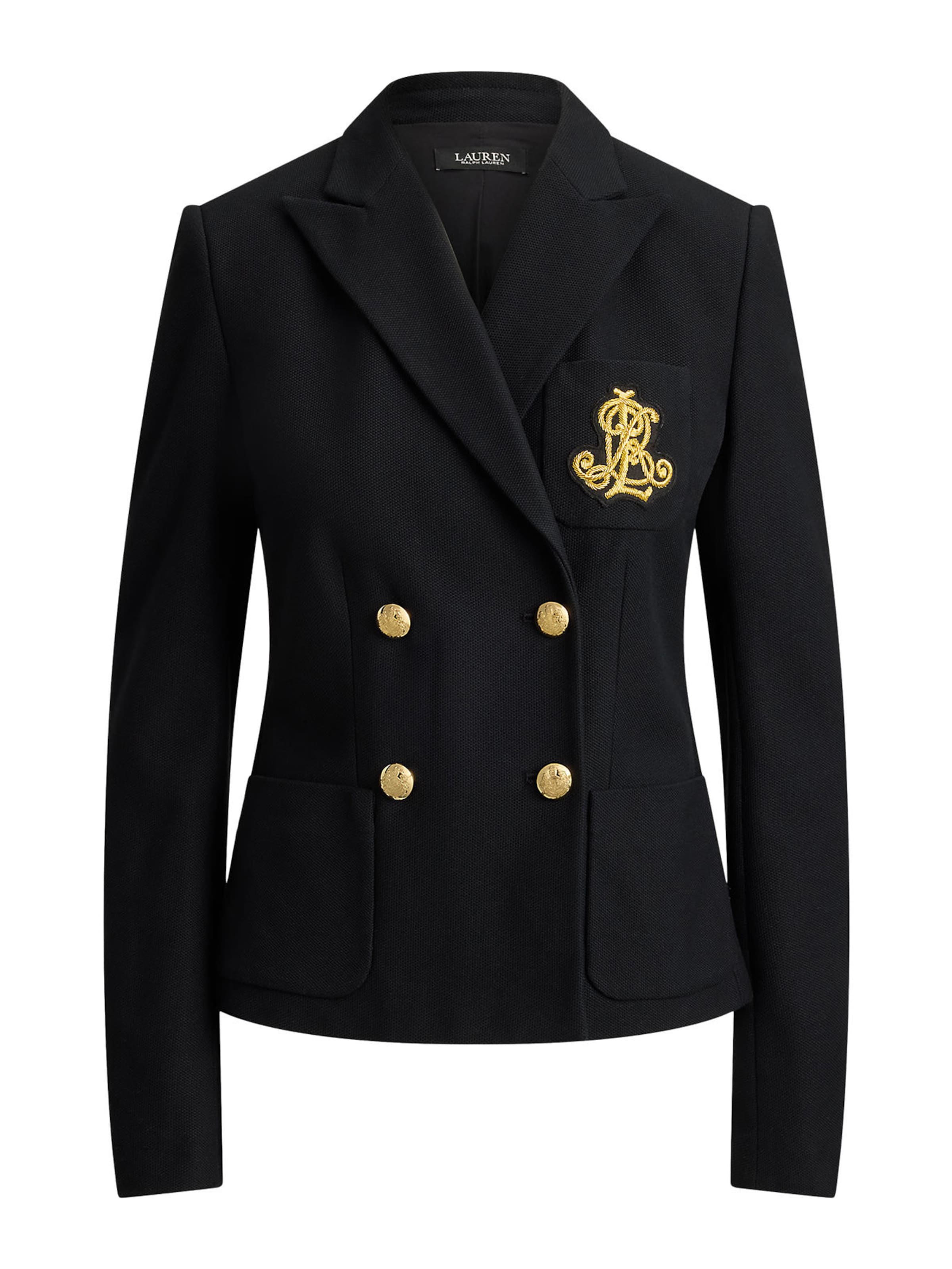 Lauren Ralph Lauren Blazer | črna barva: sprednja stran