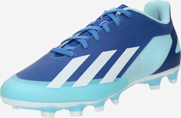 ADIDAS PERFORMANCE Soccer Cleats 'X CRAZYFAST.4' in Blue: front