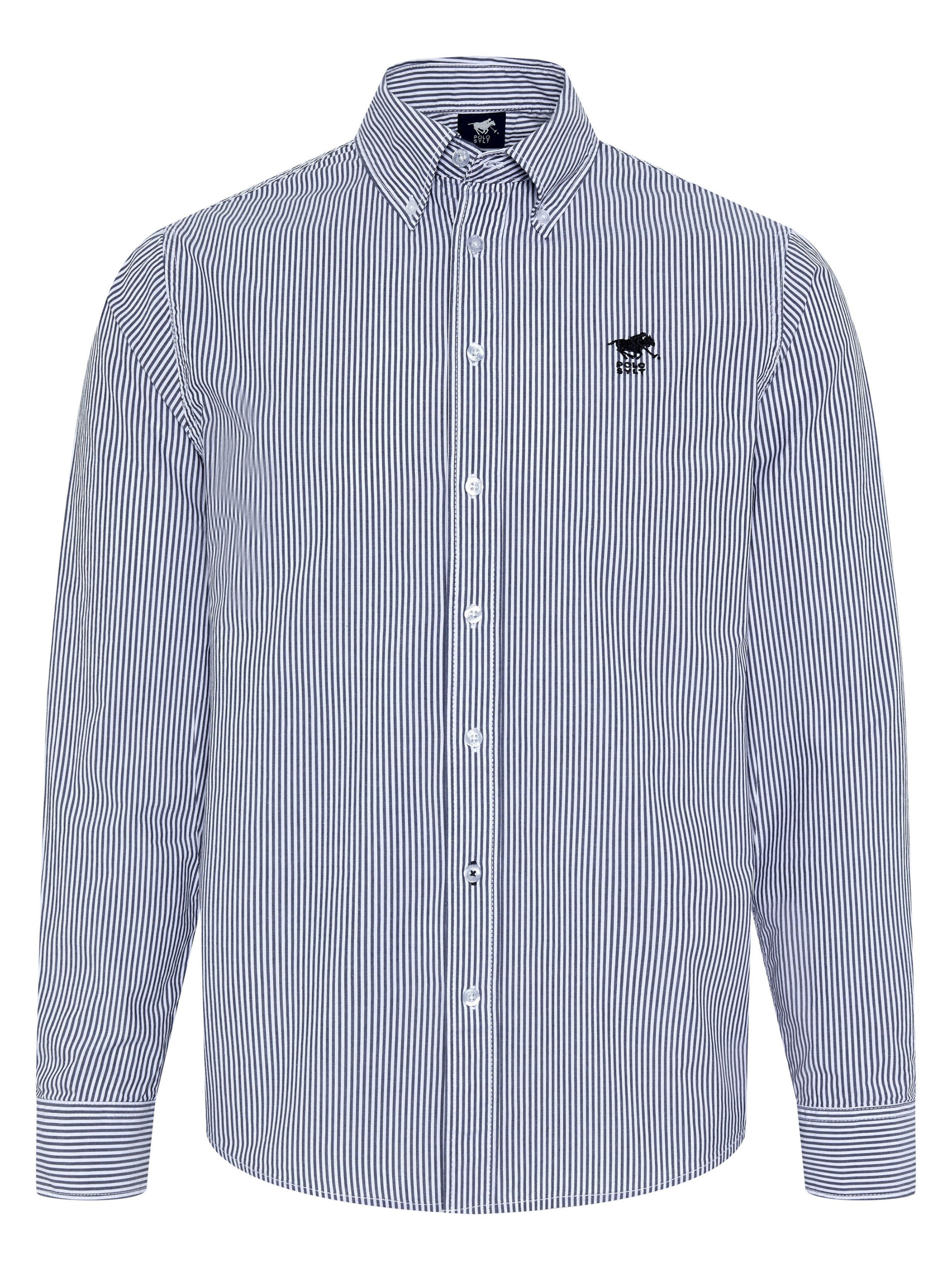 Polo Sylt Regular fit Button Up Shirt in Blue: front