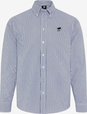 Polo Sylt Button Up Shirt in Blue: front