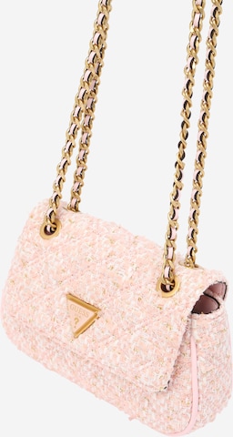GUESS Чанта за през рамо тип преметка в розово: отпред