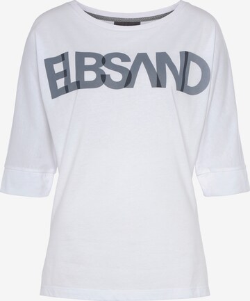 Elbsand - Camiseta en blanco: frente