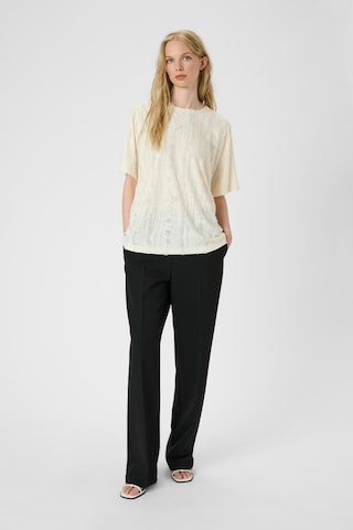 T-shirt 'Alessia Tee' KAREN BY SIMONSEN en beige : devant