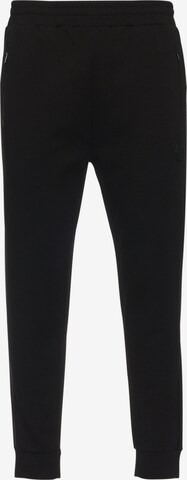 SOUTHPOLE Tapered Pants in Black: front