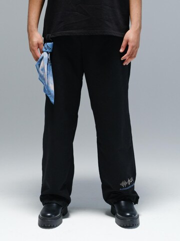 Alessandro Magno Wide leg Workout Pants 'FASHION' in Black