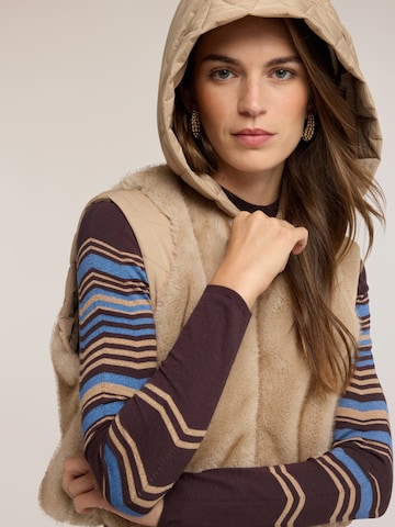 Gilet MOTIVI en beige