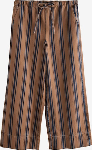 NextWide Leg/ Široke nogavice Traperice - smeđa boja: prednji dio