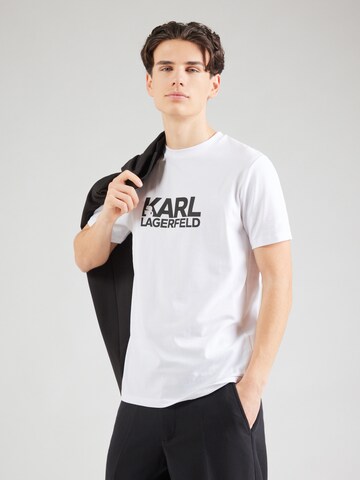 Karl Lagerfeld Koszulka w kolorze biały: przód