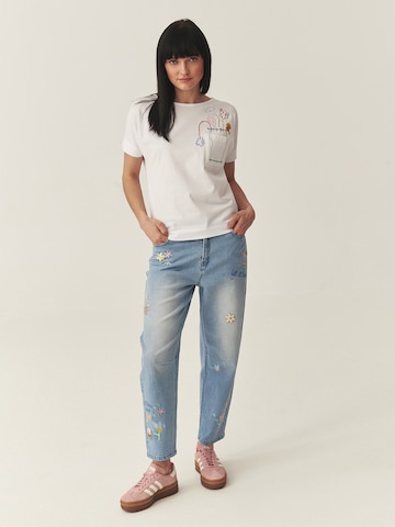 balta TATUUM Marškinėliai 'Laliso'