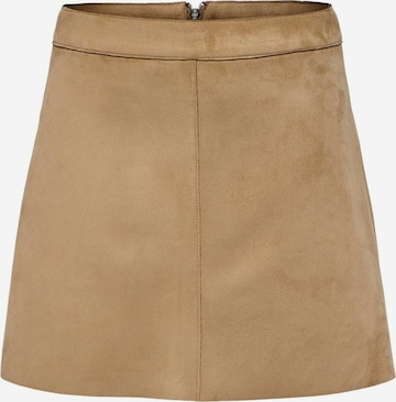 ONLY Skirt 'Suede' in Brown: front