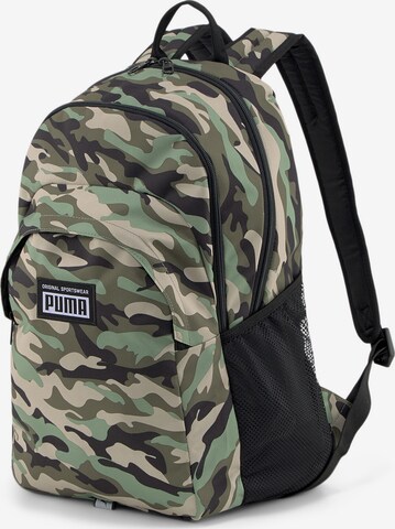 PUMA Sports Backpack 'Academy' in Green: front