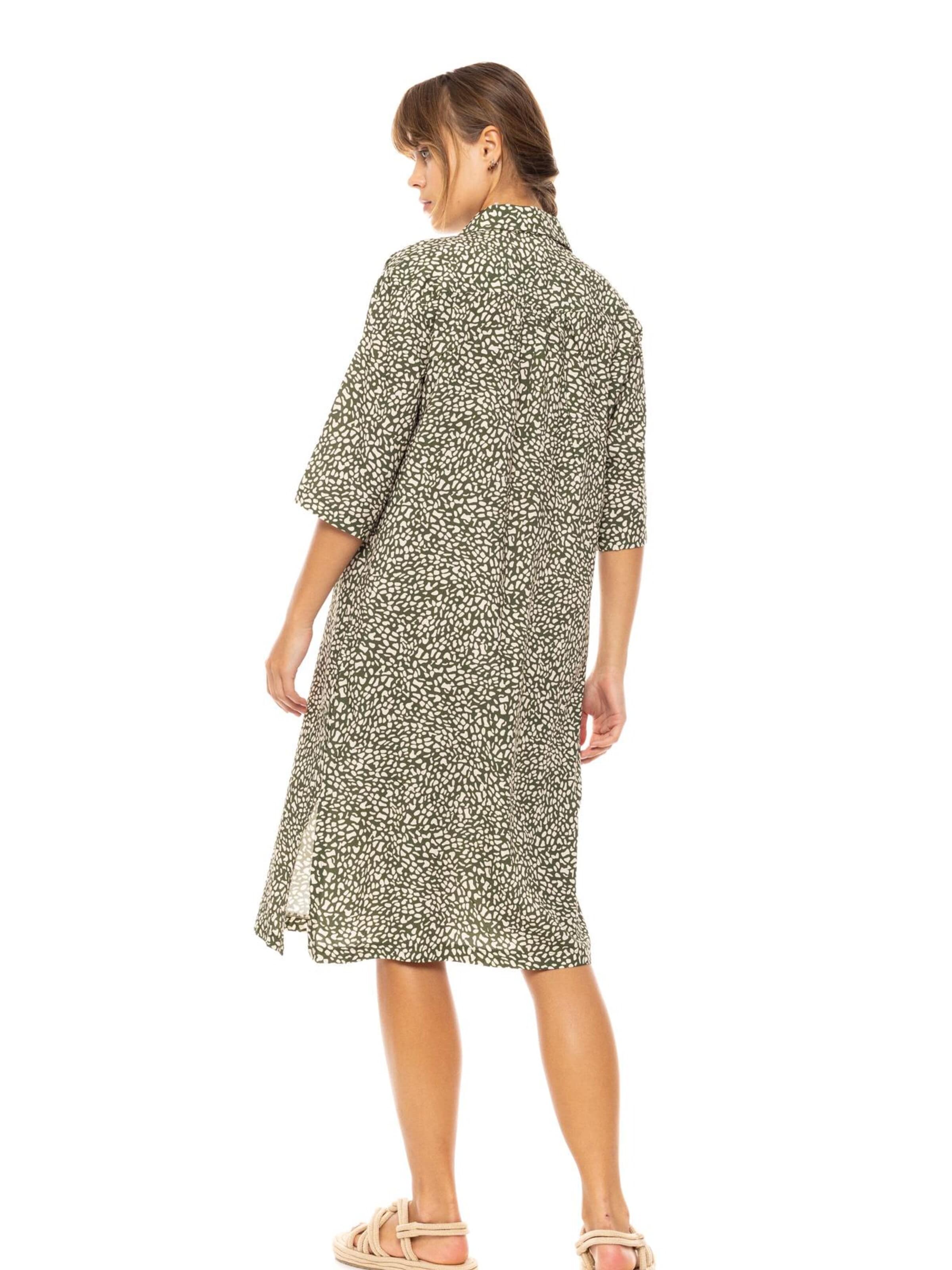 Pink Label Dress in Green