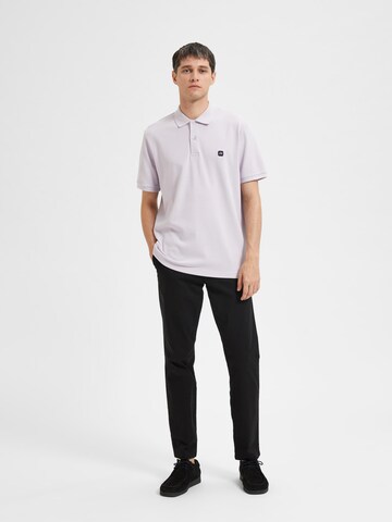 Maglietta 'Dante' di SELECTED HOMME in lilla