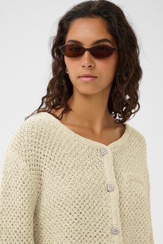 Cardigan 'SLDiaz' SOAKED IN LUXURY en blanc
