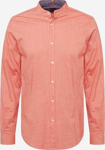 BOSS Orange Button Up Shirt 'Race' in Red: front