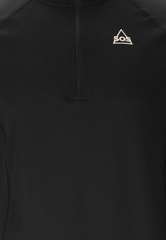 SOS Functioneel shirt 'Stratos' in Zwart