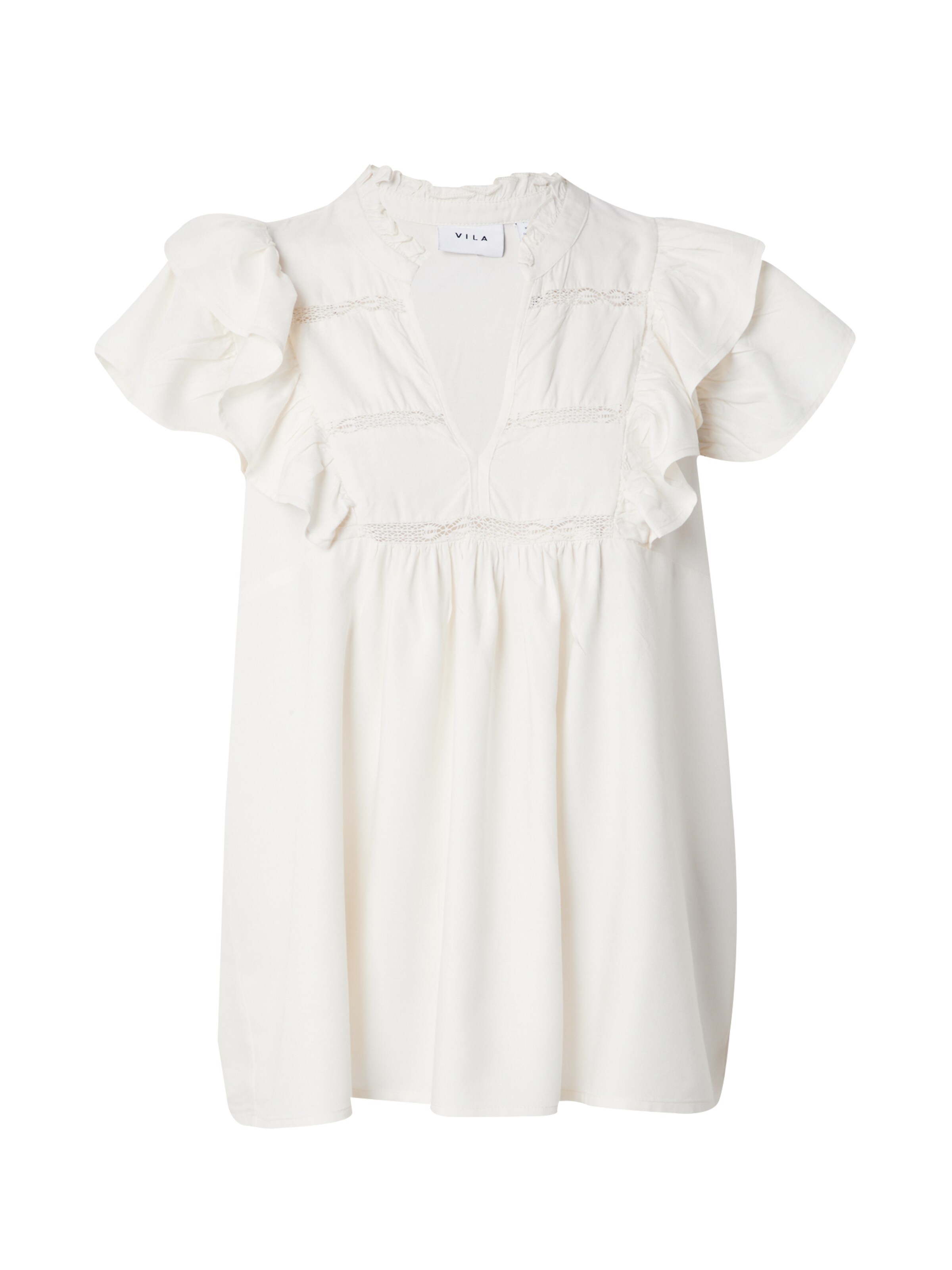 VILA Bluza 'VIVisia' | bež barva: sprednja stran