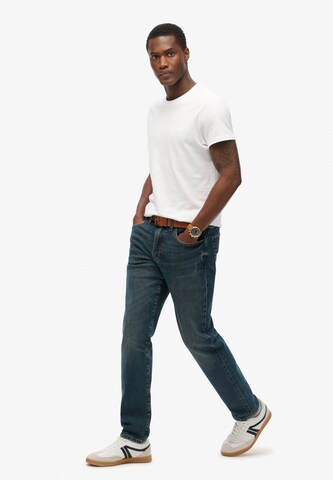 Coupe slim Jean Superdry en bleu