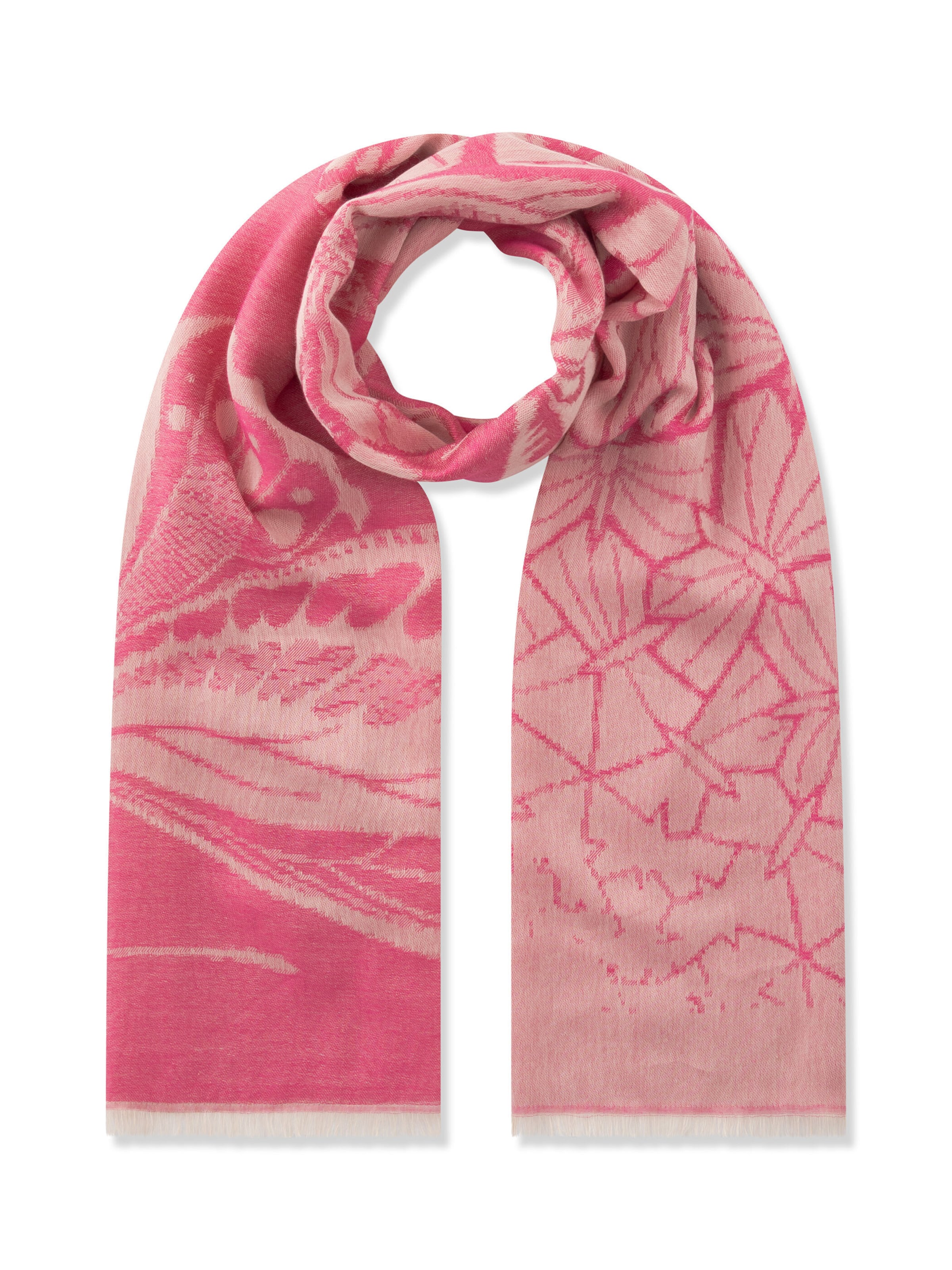 Écharpe CODELLO en rose : devant