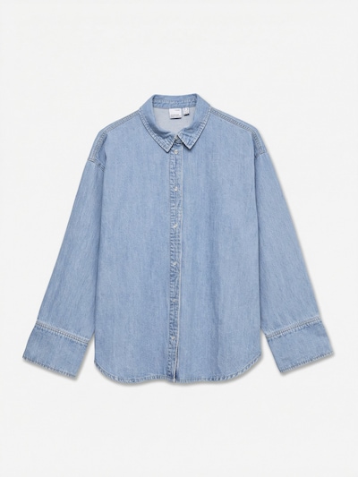VERO MODA Chemisier 'VMPaula' en XS en bleu denim, Vue avec produit