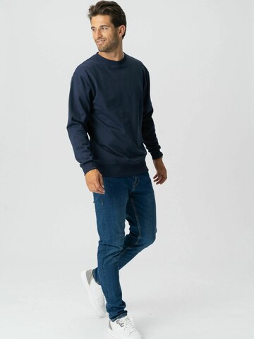 Pull-over ' Sweatshirt ' TEESHOPPEN en bleu