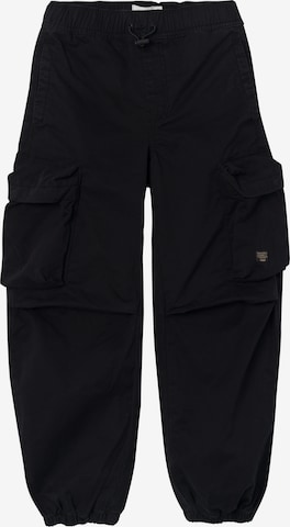 NAME IT Tapered Pants 'BEN' in Black: front