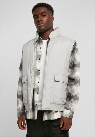 Gilet di Urban Classics in grigio: frontale