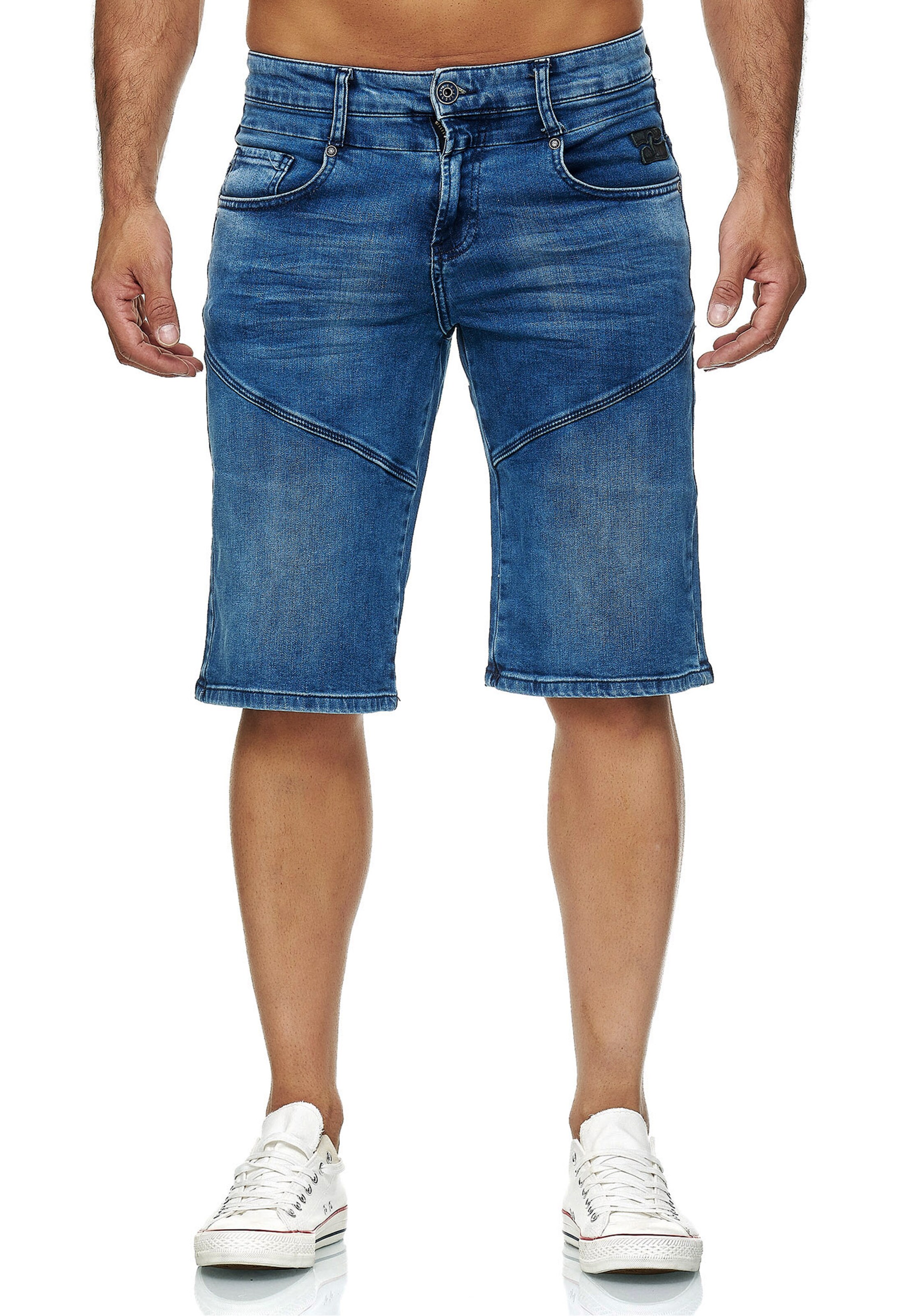 Rusty Neal Regular Jeansshorts 'Tuscor' in Blau: Vorderseite