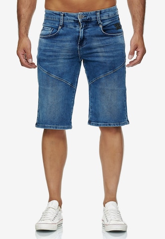 Rusty Neal Regular Jeansshorts 'Tuscor' in Blau: predná strana