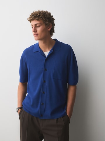Vestes en maille Next en bleu : devant