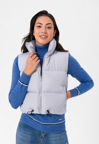 Jimmy Sanders Bodywarmer in Grijs: voorkant