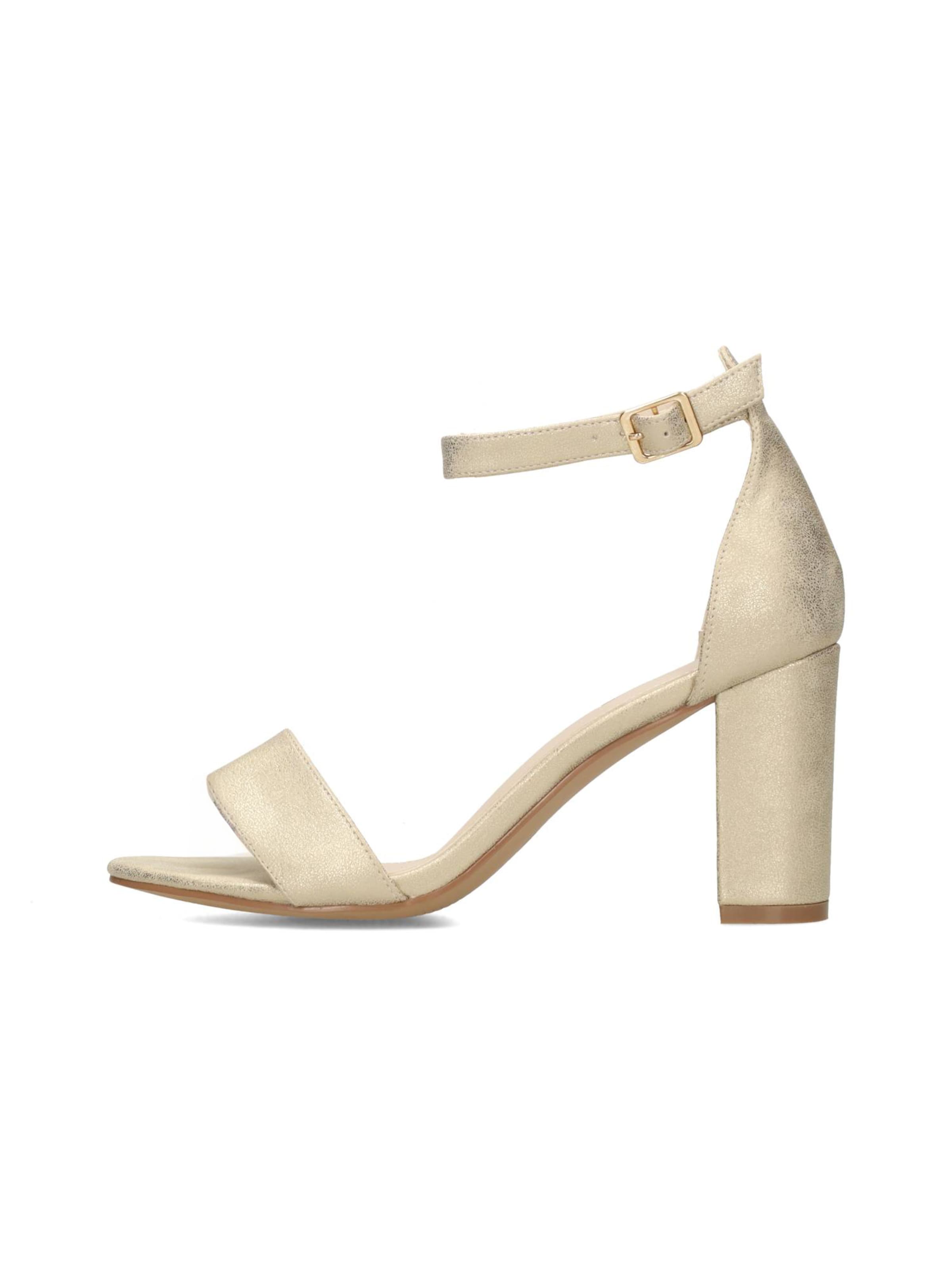 Sandales à lanières 'Laurie' POSH by Poelman en or : devant