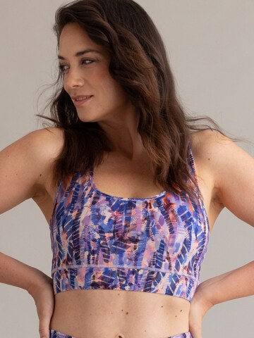 Hey Honey Bustier Sport-BH 'Racerback' in Lila