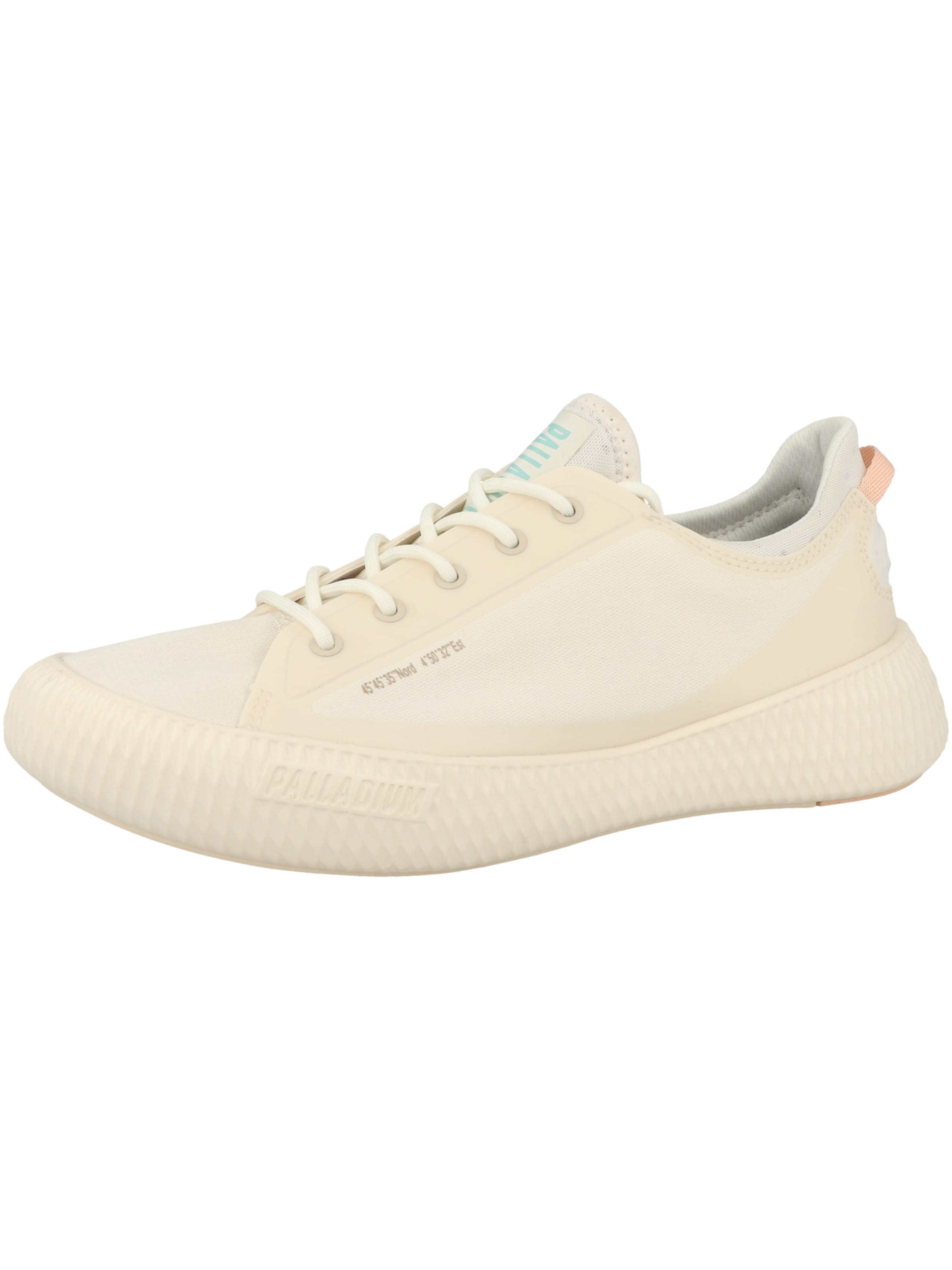 Palladium Platform trainers in Beige: front
